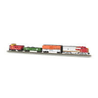 Trenes Bachmann - Juego de trenes eléctricos Super Chief listos para funcionar - Escala N