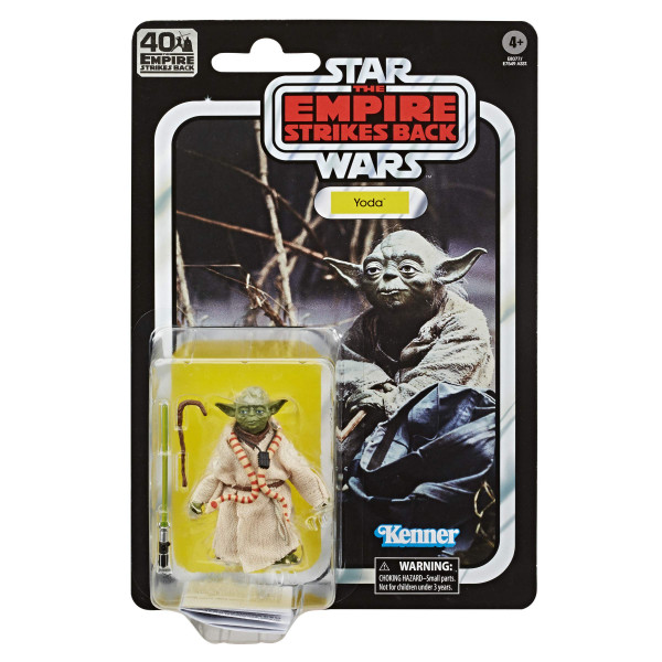 STAR WARS The Black Series Yoda Figura coleccionable del 40 aniversario del Imperio Contraataca a escala de 6 pulgadas, niños a partir de 4 años