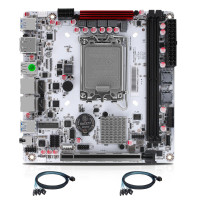 Placa base StoneStorm Q670 NAS Mini ITX de 8 bahías (LGA1700, procesador de escritorio de 12.a/13.a/14.a generación), 2*U-DIMM DDR5 MAX 64G, 3*M.2 NVMe, 8*SATA, i226-LM 2.5G vPro, 3*USB3.2, 1*Type-C 20Gbps, pantalla dual 4K