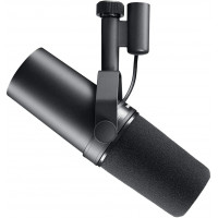 Shure SM7B Micrófono dinámico vocal – Micrófono de estudio XLR para podcasting, grabación, radiodifusión, streaming y juegos – Sonido suave y cálido, construcción robusta, parabrisas desmontable, amplio rango de frecuencia, negro