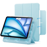 ESR Funda para iPad Air de 11 pulgadas M3/M2 (2025/2024), iPad Air 5.ª/4.ª generación (2022/2020), potente accesorio magnético, funda delgada con soporte triple, encendido/apagado automático, protección duradera, azul cielo