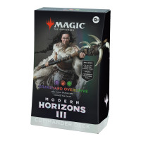 Magic: The Gathering Modern Horizons 3 Commander Deck - Graveyard Overdrive (baraja de 100 cartas, paquete de muestra de refuerzo de coleccionista de 2 cartas + accesorios)