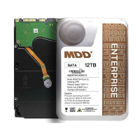 MDD (MDD12TSATA25672E) Disco duro interno empresarial interno de 12 TB, 7200 RPM, 256 MB de caché SATA 6,0 Gb/s de 3,5 pulgadas, 5 años de garantía (renovado)