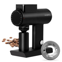 TIMEMORE Sculptor 078 Turbo Burr Molinillo de Café en Grano, Molinillo Eléctrico con Ajuste de Grosor Continuo, Sólo Adecuado para Verter - Negro