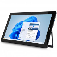 AWOW N100 Windows 11 Tablet 12 GB DDR5 RAM 256 GB de almacenamiento, pantalla táctil IPS HD de 10,1 pulgadas, procesador Intel N100 Windows Tablet PC con HDMI/WiFi/Bluetooth/USB3.2/cámaras duales