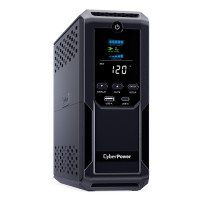 CyberPower CP1350AVRLCD3 Sistema UPS LCD Inteligente, 1350VA/815W, 12 Tomacorrientes, 2 Puertos USB, AVR, Mini Torre, Negro