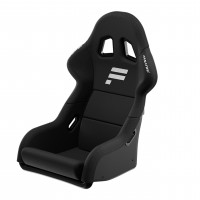 Asiento de cabina Fanatec ClubSport GT Sim Racing – Rígido y duradero, carcasa reforzada con fibra, espuma acolchada, tela transpirable, soporte lumbar – Negro