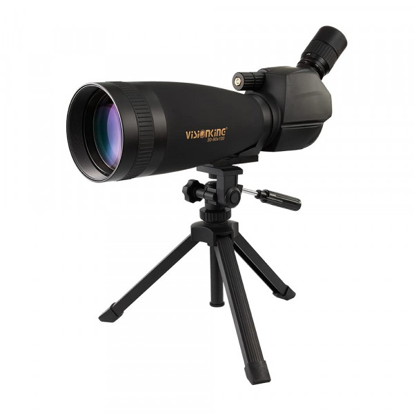 Visionking 30-90x100SS HD telescopio terrestre monoculares oculares grandes telescopio negro