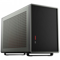 Antec Performance 1 M Aventurine, ventiladores no incluidos, paneles sólidos de alto flujo de aire, compatible con RTX40, soporte para ventiladores de 2 x 140 mm, cable elevador PCIe 4.0, CNC y aluminio, tipo C, caja para juegos Mini ITX