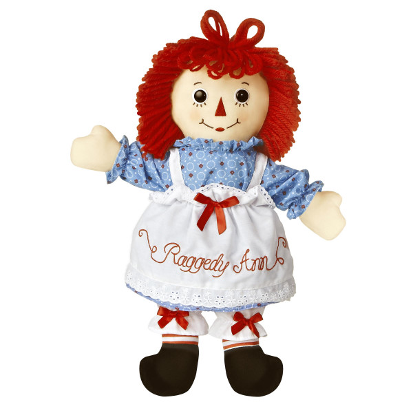 Muñeca de peluche clásica Aurora® Timeless Raggedy Ann & Raggedy Andy® Raggedy Ann - Recuerdos preciados - Juego duradero - Multicolor 17 pulgadas