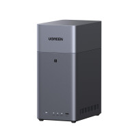 UGREEN NASync DH2300 NAS de escritorio de 2 bahías, capacidad de soporte 60 TB (sin disco), acceso remoto, álbum de fotos AI, sistema amigable para principiantes, 4 GB LPDDR4X RAM, 1 GbE, 4K HDMI, almacenamiento conectado en red (sin disco)