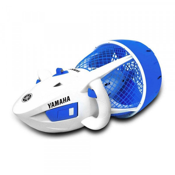 Scooter submarino Yamaha Explorer Seascooter con soporte para cámara, serie recreativa, blanco/azul