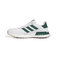 adidas Zapatos de golf S2G Spikeless Leather 24 para hombre, calzado blanco/verde colegial/goma 4, 13