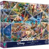 Ceaco - Thomas Kinkade - Collage de Disney - Rompecabezas de 2000 piezas