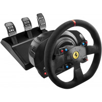 Volante de carreras Thrustmaster T300 Force Feedback Ferrari Integral RW Alcantara Edition (compatible con PS5, PS5 Pro, PS4 y PC)
