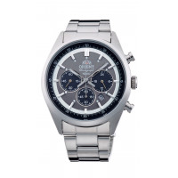 Reloj de pulsera Orient Sporty Neo 70's Neo Seventees Solar Panda, gris oscuro, gris (gris oscuro), reloj