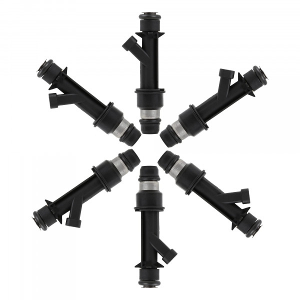 Uxcell 6 inyectores de combustible para coche 25323971 para Chevrolet Impala Venture para Buick Rendezvous 2002-2005 para Oldsmobile Alero Silhouette 2000-2004 3.4L