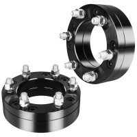 YIZBAP Adaptadores de rueda de 2 pulgadas, 5 x 5,5 a 6 x 5,5 para vehículo Ram 1500, adaptador de rueda de 5 x 139,7 mm a 6 x 139,7 mm, orificio del cubo de 108 mm con pernos de 14 x 1,5