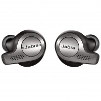 Estuche de carga para auriculares inalámbricos verdaderos habilitados para Alexa Jabra Elite 65t - Negro titanio