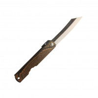 Higonokami HIGOC2B Hoja Fija, Cuchillo de Caza, Exterior, Cocina de Camping, Talla única