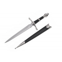 Wuu Jau Co H-5921 Daga medieval con vaina negra, 14