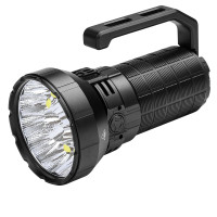 IMALENT MS12 Mini-C Linterna Táctica 65000 Lúmenes, Linternas Recargables, Largo Alcance 1036 Metros Luz de Flash Súper Brillante con Mango, Linterna LED para Emergencia
