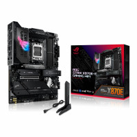 ASUS ROG Strix X870E-E Gaming WiFi Placa base AMD AM5 X870 ATX 18+2+2 etapas de potencia, conmutador OC dinámico, Core Flex, DDR5 AEMP, WiFi 7, 5X M.2, PCIe® 5.0, Q-Release Slim, USB4®, OCing AI y redes