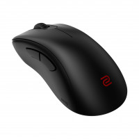 BenQ ZOWIE EC2-CW Ratón inalámbrico ergonómico para juegos para deportes electrónicos Receptor mejorado Rueda de desplazamiento de 24 pasos Sin conductor Recubrimiento negro mate Tamaño mediano