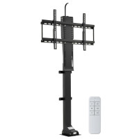 CO-Z Elevador de TV Motorizado para Televisores de 32 a 70 hasta 600x400 VESA, Soporte para TV de Altura Ajustable y Soporte de Pared con Control Remoto y Configuración de Memoria, Elevador Automático para Oficina en Casa