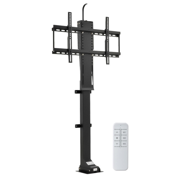 CO-Z Elevador de TV Motorizado para Televisores de 32 a 70 hasta 600x400 VESA, Soporte para TV de Altura Ajustable y Soporte de Pared con Control Remoto y Configuración de Memoria, Elevador Automático para Oficina en Casa