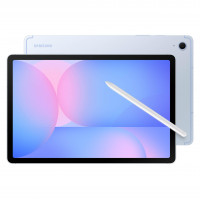 Samsung Galaxy Tab S10 FE 256 GB WiFi Android Tablet, pantalla grande, batería de larga duración, procesador Exynos 1580, resistente al agua IP68, actualización de 90 Hz, S Pen para tomar notas, versión de EE. UU., azul