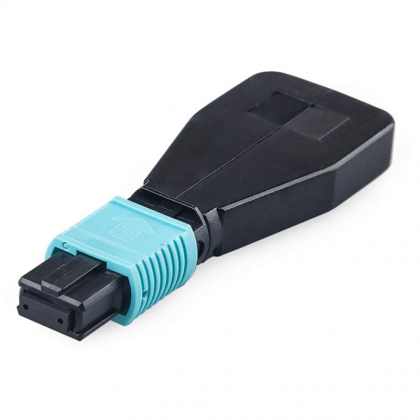 Adaptador de bucle invertido de fibra óptica 10Gtek MPO, conector MPO de 12 núcleos multimodo OM3 50/125um enchufe de prueba para aplicaciones de prueba de transceptor QSFP+ o restauraciones de red