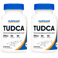 Nutricost Tudca 250 mg, 30 cápsulas (2 botellas)