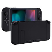 eXtremeRate DIY Botones de Repuesto para Nintendo Switch, Placa Trasera de Tacto Suave para Consola Switch, Carcasa Personalizada con Botones de Juego Completo para Controlador de Mano Joycon - Negro