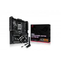 Placa base para juegos ASUS ROG Crosshair X870E Extreme AMD X870E AM5 E-ATX: 20+2+2 etapas de potencia, DDR5, PCIe 5.0, 5X M.2, 5G y 10G LAN, Wi-Fi 7, USB4 Type-C, LCD de 5”, overclocking y redes AI