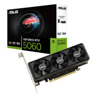 Tarjeta gráfica ASUS GeForce RTX™ 5060 LP BRK 8GB GDDR7 OC Edition (PCIe® 5.0, 8GB GDDR7, HDMI®/DP 2.1, diseño de perfil bajo, resistencia al polvo IP5X)