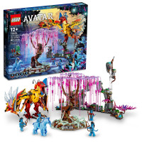 LEGO Avatar Toruk Makto & Tree of Souls 75574 Set de construcción - Set de juguetes inspirado en la película con minifiguras de Jake Sully y Neytiri, figura de animal Direhorse, Aventura de Pandora que brilla en la oscuridad