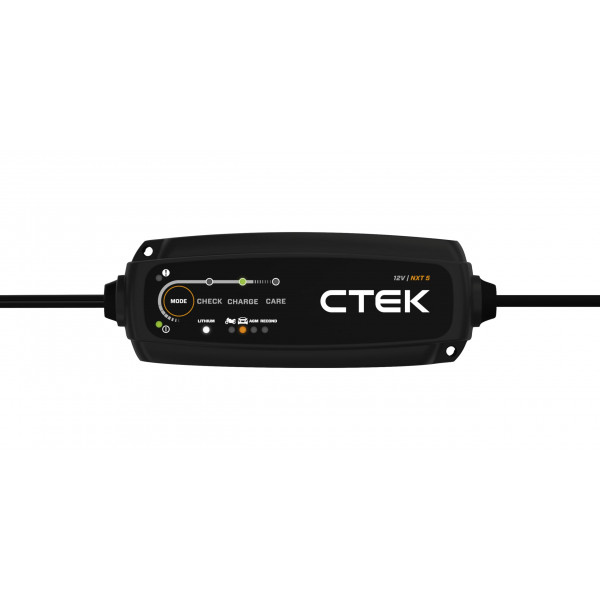 CTEK 40-658 NXT 5 Cargador y mantenedor de batería totalmente automático de 4,3 amperios 12 V