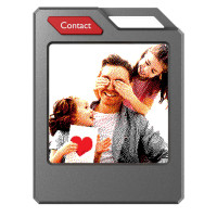 Etiqueta de seguimiento Bluetooth PhotoTag E Ink: funciona con Apple Find My (solo iOS), buscador de llaves inteligentes y localizador de artículos, visualización de imagen personalizada, etiquetas de equipaje, soporte para Airtag (1 paquete negro)