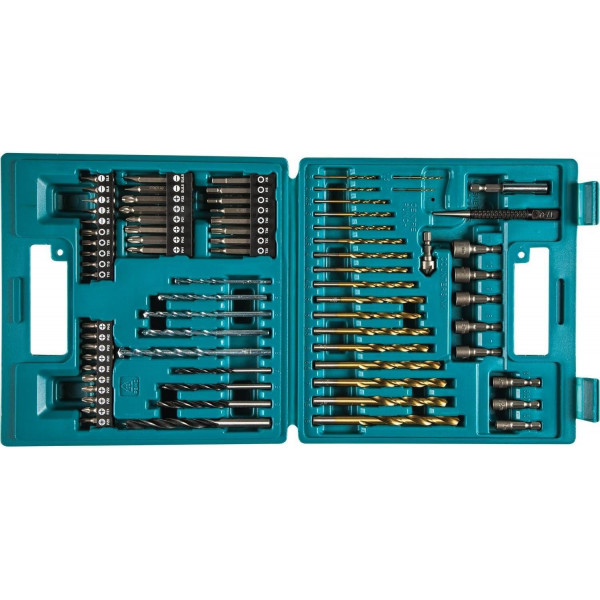 Makita B-49373 Juego de brocas y puntas para tornillos métricas de 75 piezas