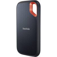 SanDisk Extreme Portable SSD de 2 TB - Hasta 1050 MB/s, USB-C, USB 3.2 Gen 2, resistencia al agua y al polvo IP65, firmware actualizado - Unidad de estado sólido externa - SDSSDE61-2T00-G25