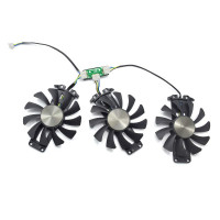 inRobert Repuesto de ventilador enfriador GA81S2U de 75 mm para ZOTAC GTX 970 AMP. Ventiladores de refrigeración para tarjetas gráficas Omega Core (ZT-90106-10P) (Fan-ABC)