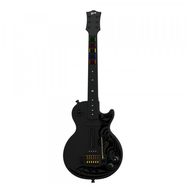 Controlador de guitarra CRKD Gibson Les Paul - Black Tribal - Multiplataforma