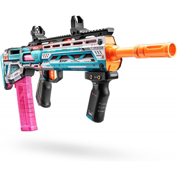 SHOT XSHOT Skins Pro Series 1 Long Blaster de ZURU con 40 dardos, SELLADO