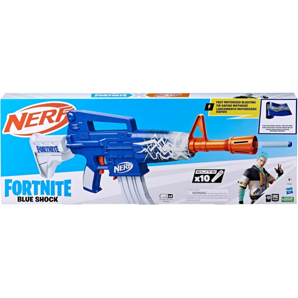 A ESTRENAR - NERF FORTNITE Blue Shock - NIB