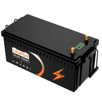 Batería de litio Lifepo4 BSTBAT de 24 V y 100 Ah, 1 % -100 % con LED, más de 4000 ciclos con BMS de 100 A, máx. Energía de 2560 Wh para vehículos recreativos, solares, motores de pesca por curricán, marinos y fuera de la red