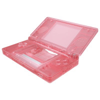 eXtremeRate Carcasa Completa de Repuesto Rosa Cereza para Nintendo DS Lite, Funda Personalizada para Consola Portátil con Botones, Lente de Pantalla para Nintendo DS Lite NDSL - Consola NO Incluida