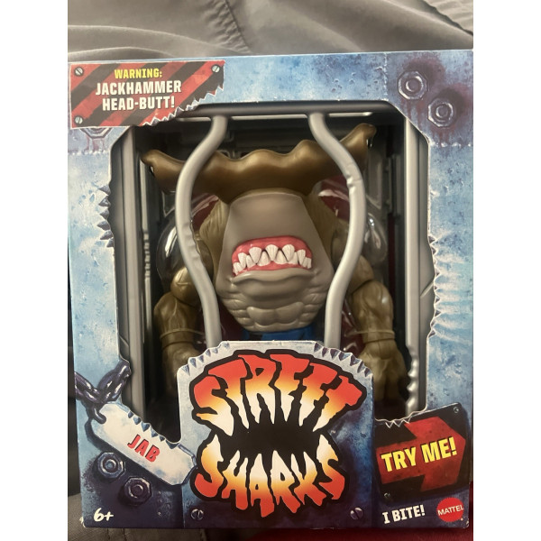 Nuevo en caja Figura de acción coleccionable del 30 aniversario de Street Sharks JAB de 6 pulgadas.