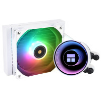 Thermalright Frozen Notte 120 ARGB Enfriador de agua para CPU blanco, sistema de refrigeración por agua para CPU, cabezal frío ARGB, adecuado para AMD:AM4/AM5,Intel LGA 1700/1851/1150/1151/1200