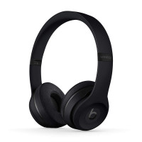 Beats Solo3 Auriculares supraaurales inalámbricos - Chip Apple W1, Bluetooth clase 1, 40 horas de escucha, micrófono incorporado - Negro
